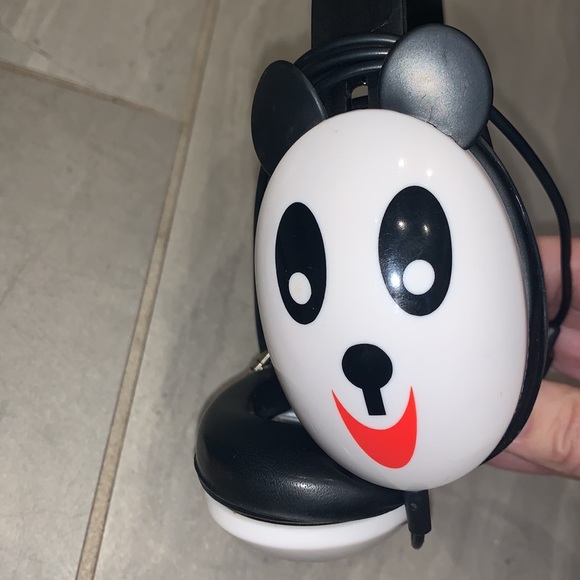 Little kids Califone Headphones 2 sets panda tiger - Picture 3 of 7